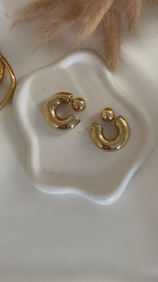 Chunky Hoop Earrings